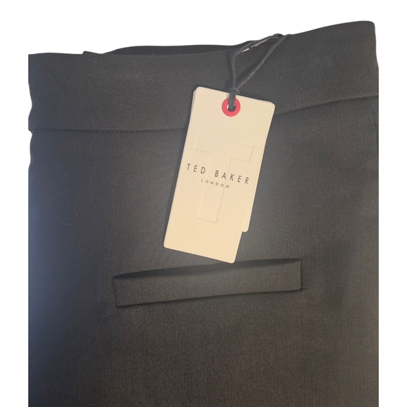 ⭐️NWT - TED BAKER Devana Flat Front Tapered Leg Trousers - Picture 11 of 12